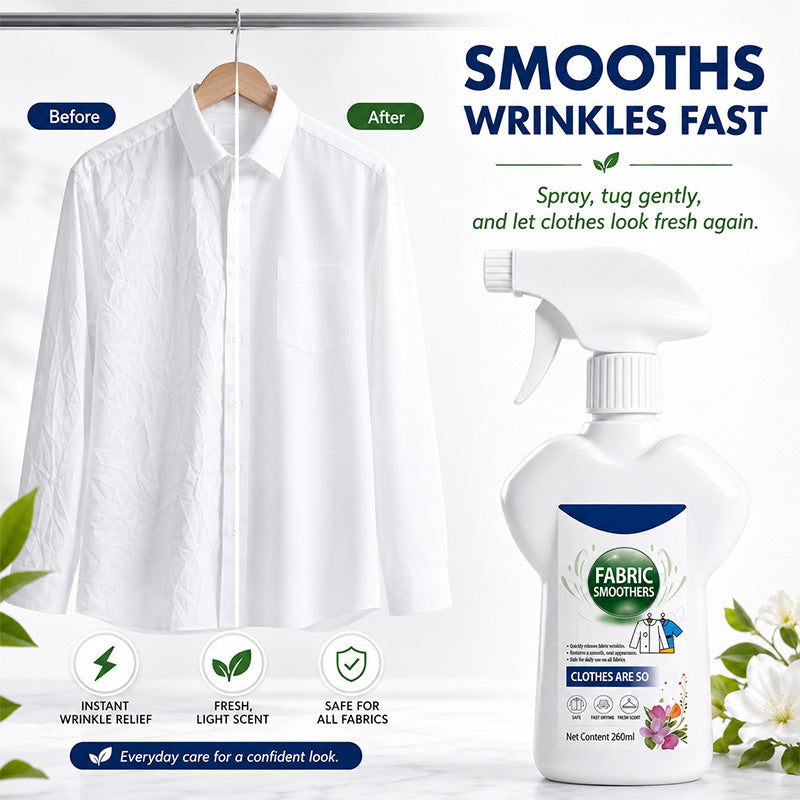 🥳2026 HOT SALE🥳💞50K+ SOLD!👔❤️‍🔥 50% OFF!Instant Wrinkle Release Fabric Spray