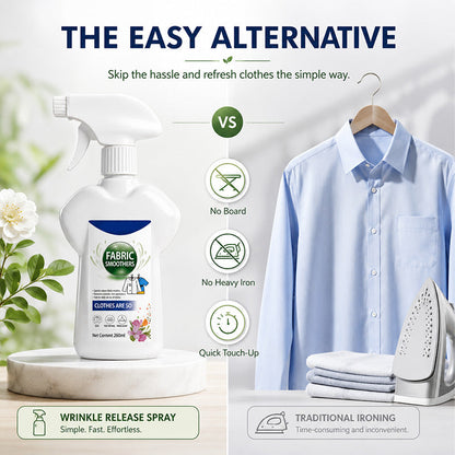 🥳2026 HOT SALE🥳💞50K+ SOLD!👔❤️‍🔥 50% OFF!Instant Wrinkle Release Fabric Spray