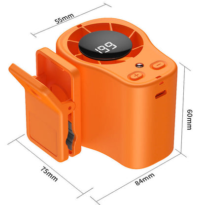 🌀Summer Hot Sale - ONLY ￡11.99!!💨50K+ SOLD!🚙Hands-Free Personal Cooling Fan with LED Display❄️🌬️