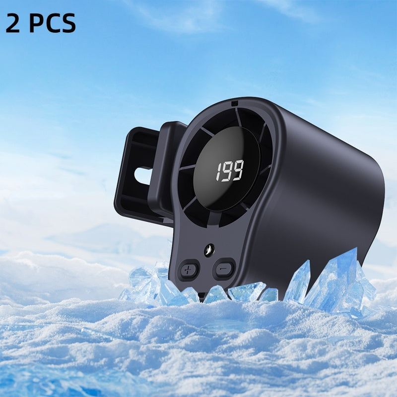 🌀Summer Hot Sale - ONLY ￡11.99!!💨50K+ SOLD!🚙Hands-Free Personal Cooling Fan with LED Display❄️🌬️