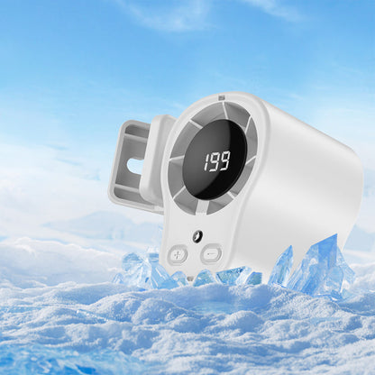 🌀Summer Hot Sale - ONLY ￡11.99!!💨50K+ SOLD!🚙Hands-Free Personal Cooling Fan with LED Display❄️🌬️
