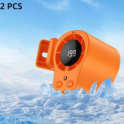 🌀Summer Hot Sale - ONLY ￡11.99!!💨50K+ SOLD!🚙Hands-Free Personal Cooling Fan with LED Display❄️🌬️