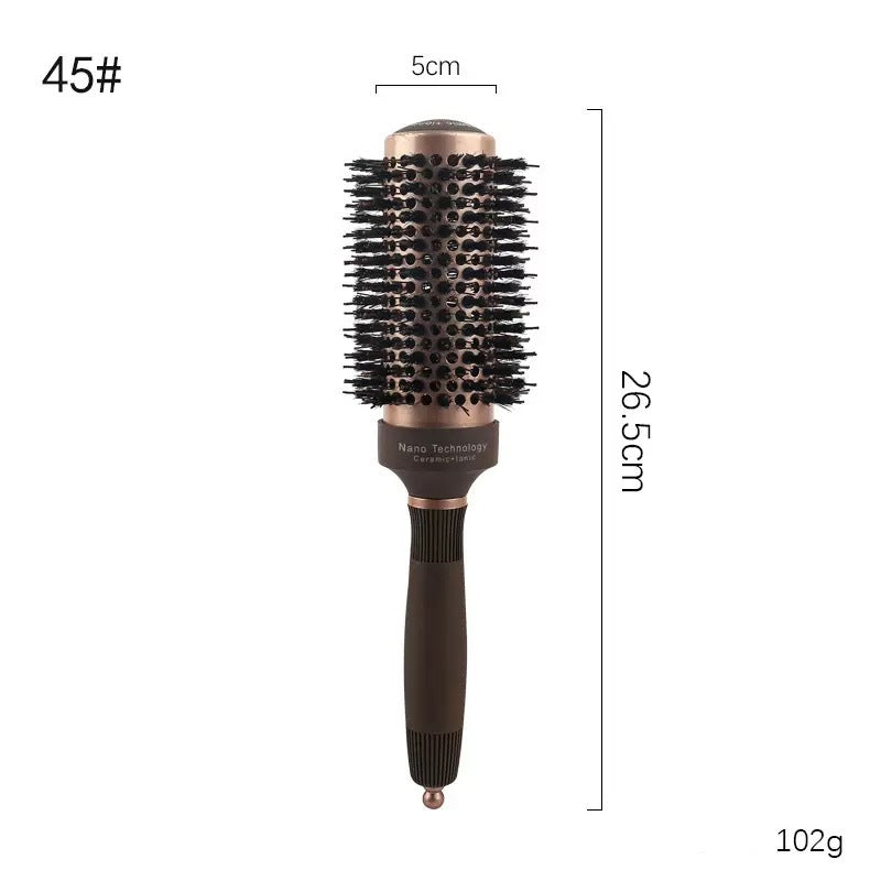 🏆 Last Day Special Price $19.99! 💇Professional Volumizing Round Hair Brush – Vented Barrel, Ergonomic Grip, Salon Results ✨