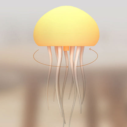 Sound-Controlled Gradient Jellyfish Lamp with Dancing Tentacles