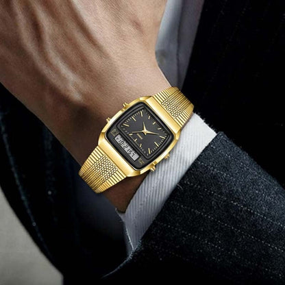 📢🔥LIMITED-TIME 50% OFF!⏰Retro Style Square Face Multifunction Watch