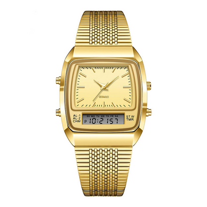 📢🔥LIMITED-TIME 50% OFF!⏰Retro Style Square Face Multifunction Watch