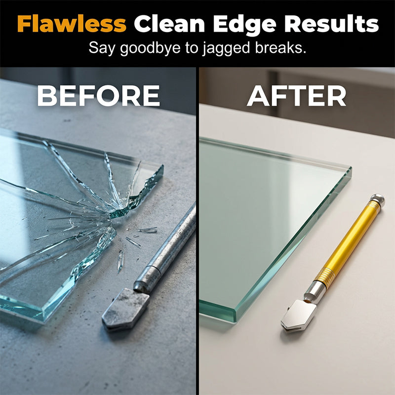 💎 50% KORTING! Diamant Glassnijder 🔨 Voor Perfecte Sneden In Glas & Tegels