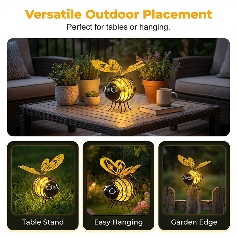 🐝Solar-Powered Hanging Bee Light