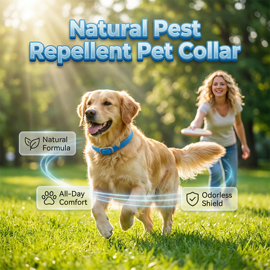 Natural Essential Oil Pet Pest Repellent Collar