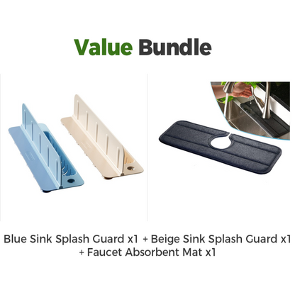 Foldable Sink Splash Guard with Suction Cups