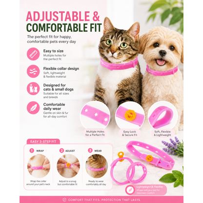 Adjustable Flea & Tick Collar for Pets