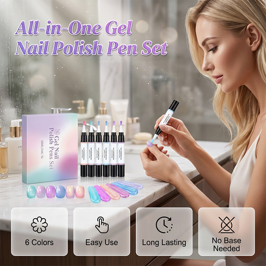 🥳 50% OFF! 🥳  6-Piece Gel Nail Polish Pen Set💕