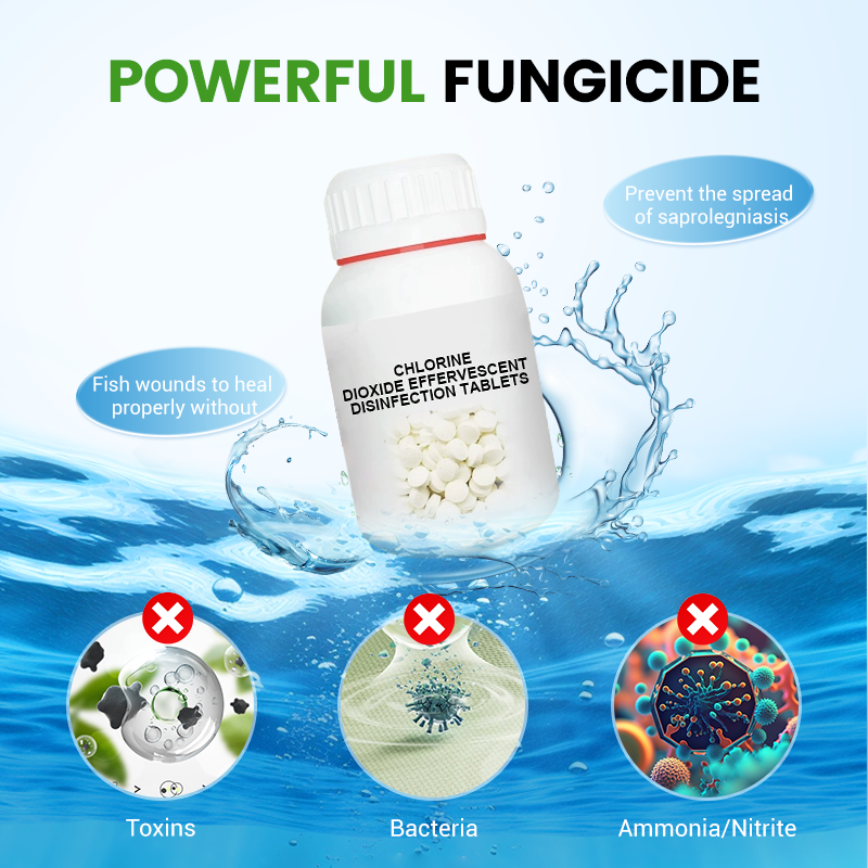 Chlorine Dioxide Effervescent Disinfection Tablets