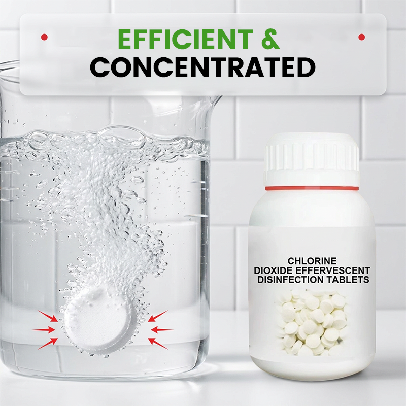 Chlorine Dioxide Effervescent Disinfection Tablets