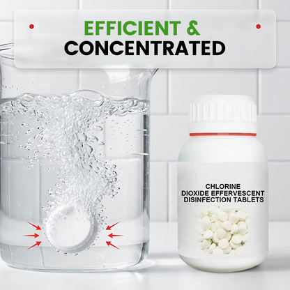 Chlorine Dioxide Effervescent Disinfection Tablets