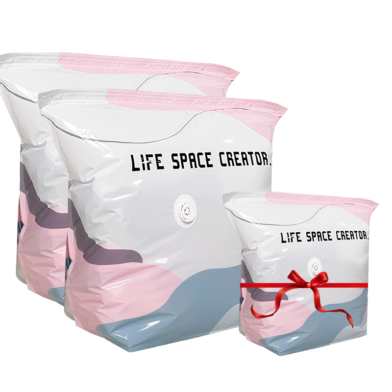 💥Increase storage space by 80%！No-Pump Large Vacuum Storage Compression Bags