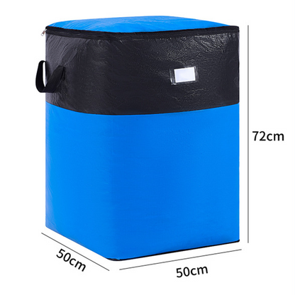 📦🧳Collapsible Storage and Moving Bag – Heavy-duty handles & zippered closure – Folds flat, perfect for moving, travel or closet organization – reusable & easy to clean 🏠
