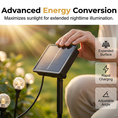 Waterproof Solar String Lights for Pathway & Yard