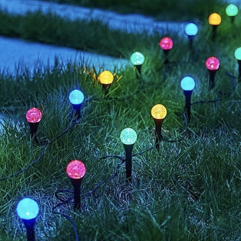 Waterproof Solar String Lights for Pathway & Yard