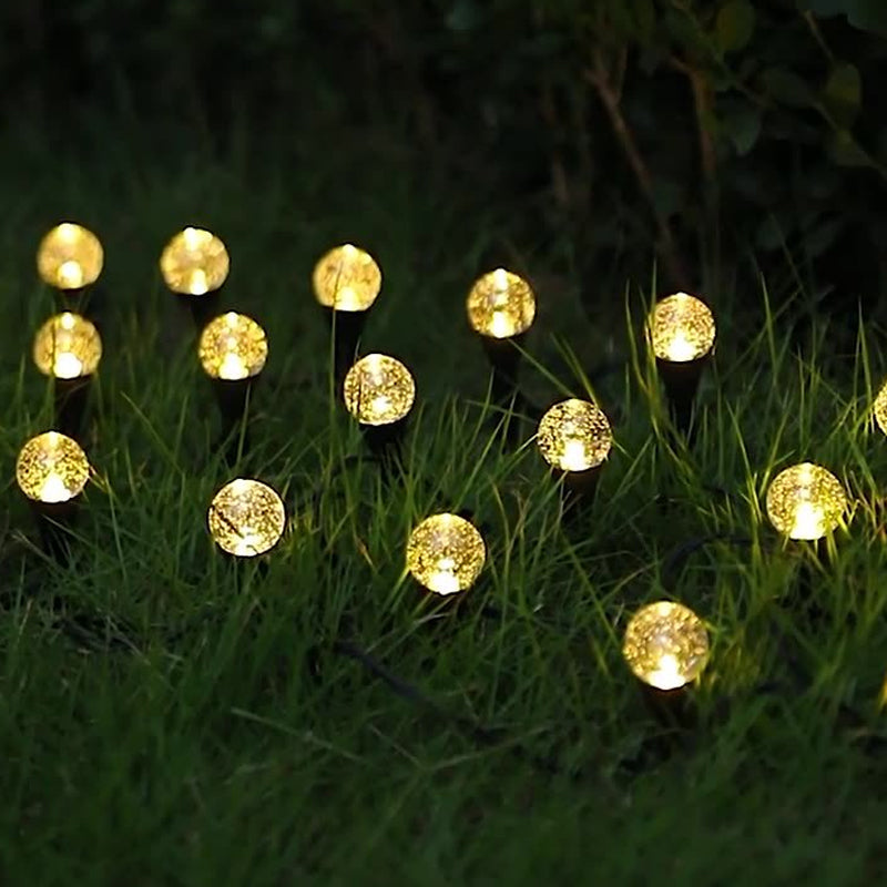 Waterproof Solar String Lights for Pathway & Yard