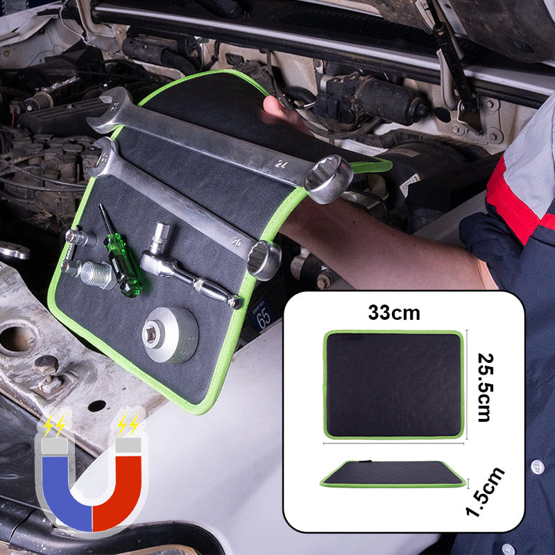 🔥50% OFF!🛠️ Boost your work efficiency, never struggle to find tools again-Powerful Magnetic Tool Holder Mat