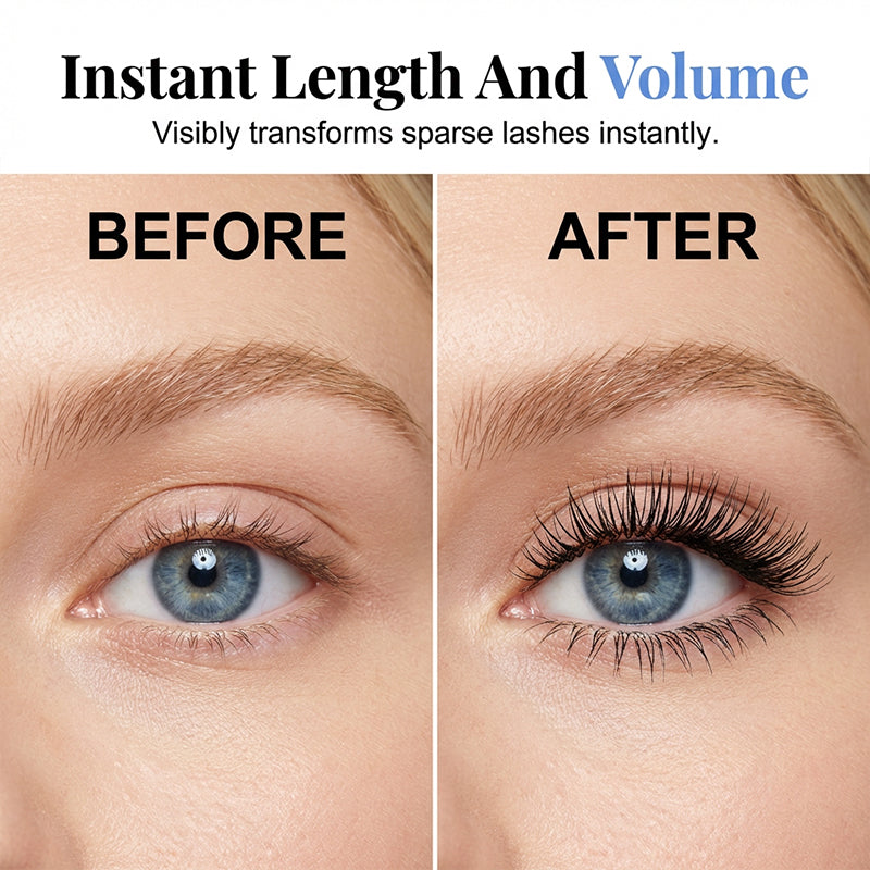 Smudge-Proof Long-Lasting Lash Mascara