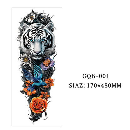 Large Full Sleeve Temporary Tattoos