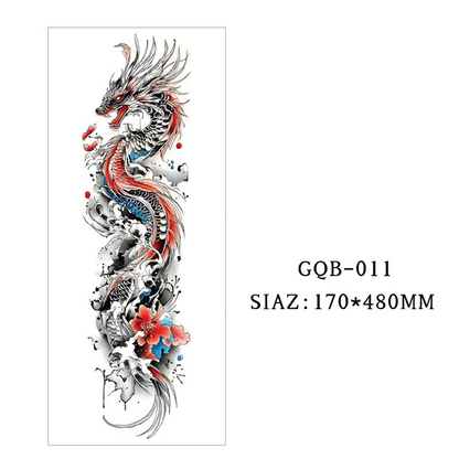 Large Full Sleeve Temporary Tattoos