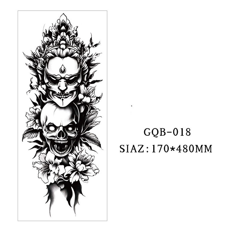 Large Full Sleeve Temporary Tattoos