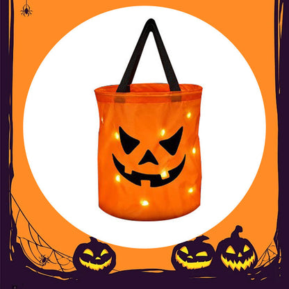 🎃 This Halloween Bag Is Already A Hit! ✨ LED Pumpkin Trick or Treat Bag – The Perfect Glow-Up For Kids 👻