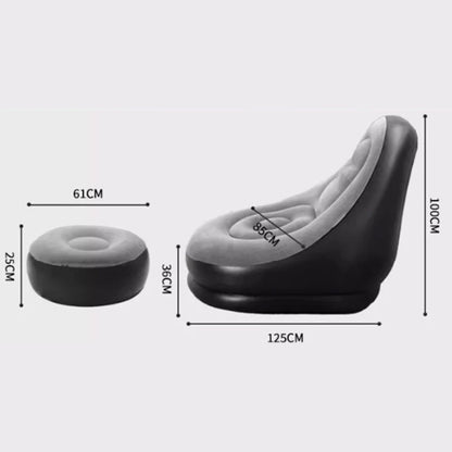 🛋️🎁 50% OFF! Never sit uncomfortably again – this inflatable beanbag with footrest and electric pump is ready in under 2 minutes. Supports up to 150 kg; velvety-soft PVC!
