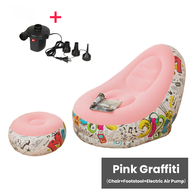 🛋️🎁 50% OFF! Never sit uncomfortably again – this inflatable beanbag with footrest and electric pump is ready in under 2 minutes. Supports up to 150 kg; velvety-soft PVC!
