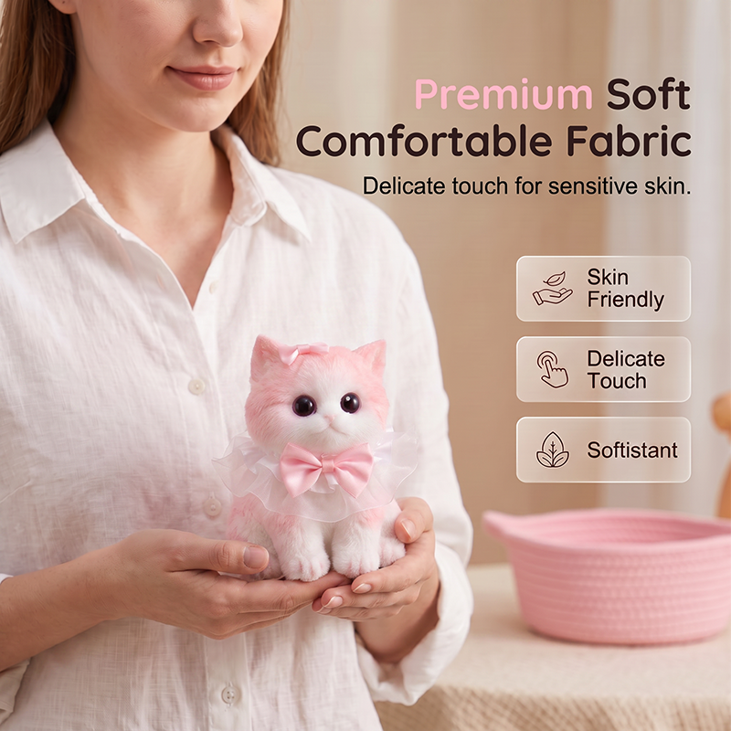 🐱 Squishy Cat Plush Toy – Soft Slow-Rebound Stress Relief Companion