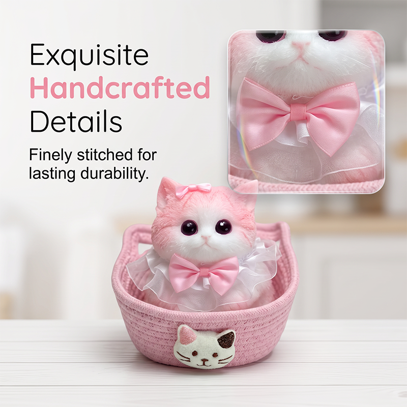 🐱 Squishy Cat Plush Toy – Soft Slow-Rebound Stress Relief Companion