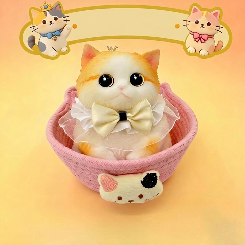 🐱 Squishy Cat Plush Toy – Soft Slow-Rebound Stress Relief Companion