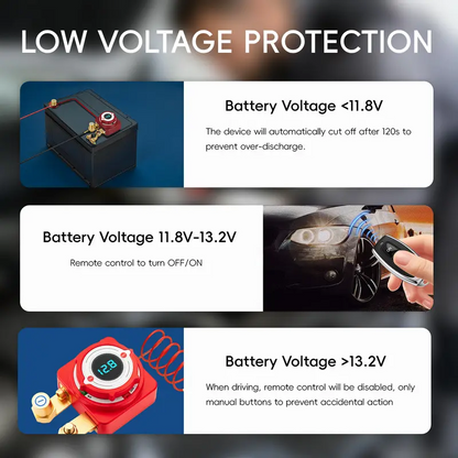 🔋 2026 Sale — Over 13,000 Sold!🔥 12V/24V Automotive Battery Cut-off Relay Switch