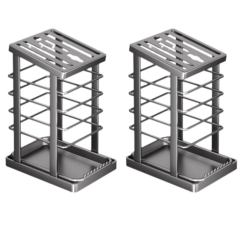 Reinforced metal kitchen knife holder — Built-in drip tray, so your kitchen is always dry and tidy 🔪🏠