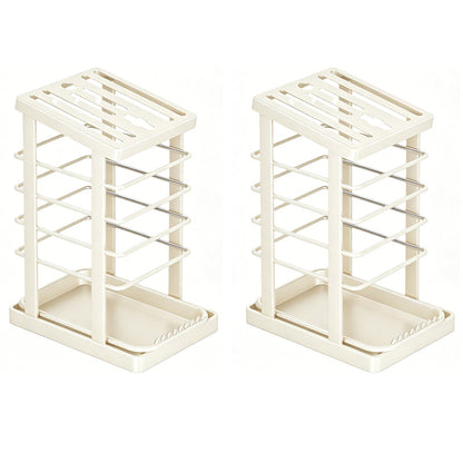 Reinforced metal kitchen knife holder — Built-in drip tray, so your kitchen is always dry and tidy 🔪🏠