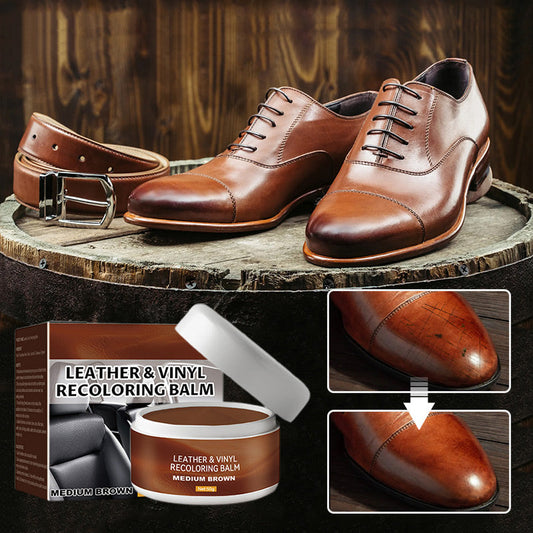 👜 Repair and Restoration Cream for Leather – Repairs and restores color to cars, sofas, shoes, and much more! ✨🔧