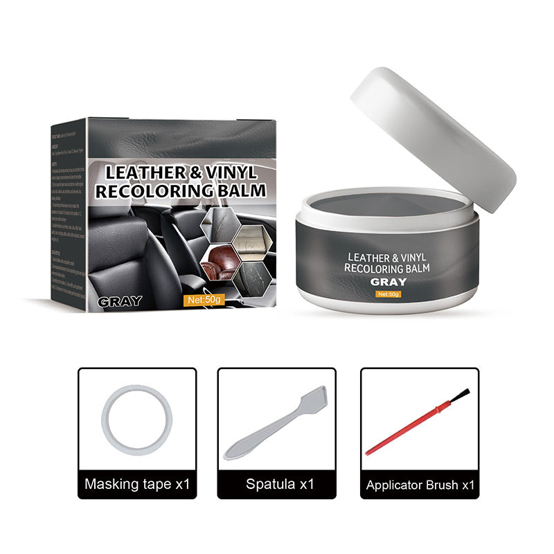 👜 Repair and Restoration Cream for Leather – Repairs and restores color to cars, sofas, shoes, and much more! ✨🔧