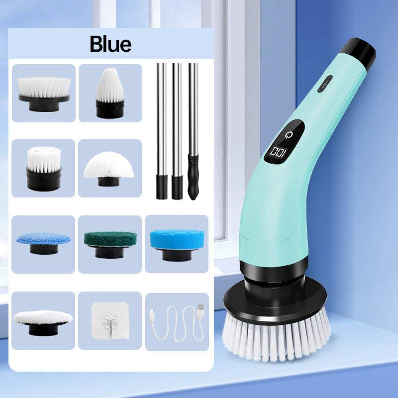 ⏳🔥LIMITED-TIME 50% OFF! ⏰🧹 8‑in‑1 Electric Cleaning Brush Set 🏠