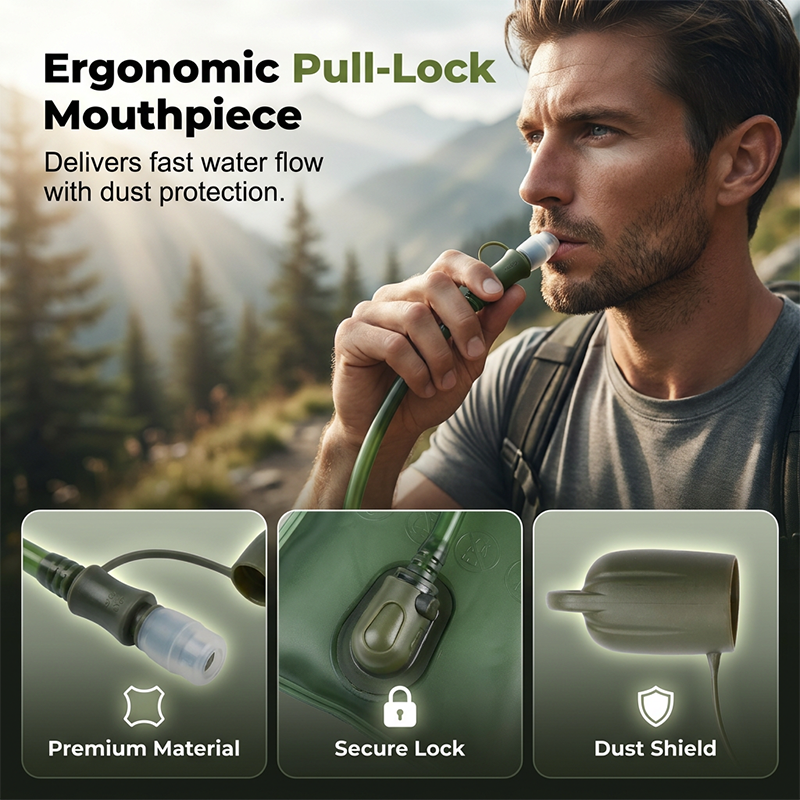 2L Hydration Bladder with Quick-Release Tube