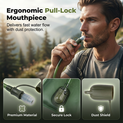 2L Hydration Bladder with Quick-Release Tube