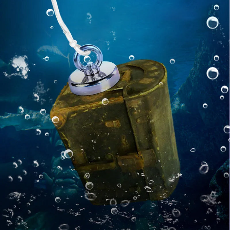 🎉 2026 Sale — Over 18,600 Sold!🧲 Heavy‑Duty Underwater Magnetic Salvage Magnet Set With Rope ✨
