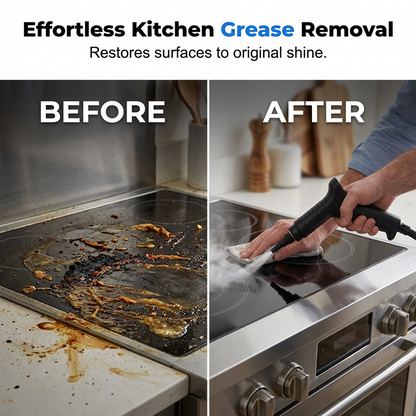 💨🔥 High-Pressure Steam Cleaner – Removes Grease, Stains & Bacteria Without Chemicals Throughout Your Home 🏠✨