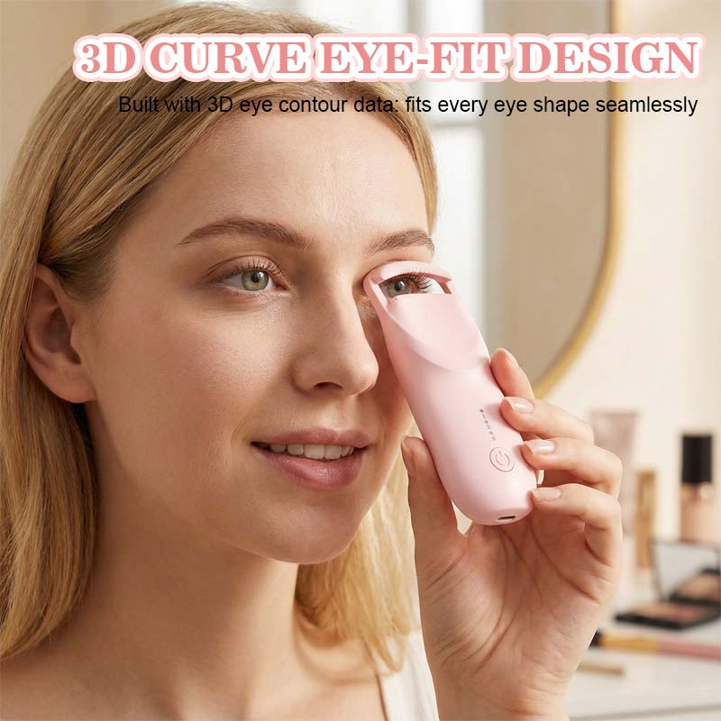 🔥Hot Sale 50% OFF🔥 Gift She'll Actually Use? Heated Eyelash Curler Set – 3 Temp, 10s Heat, Type-C, 15° Anti-Burn, 24H Curl with Mascara 🎀
