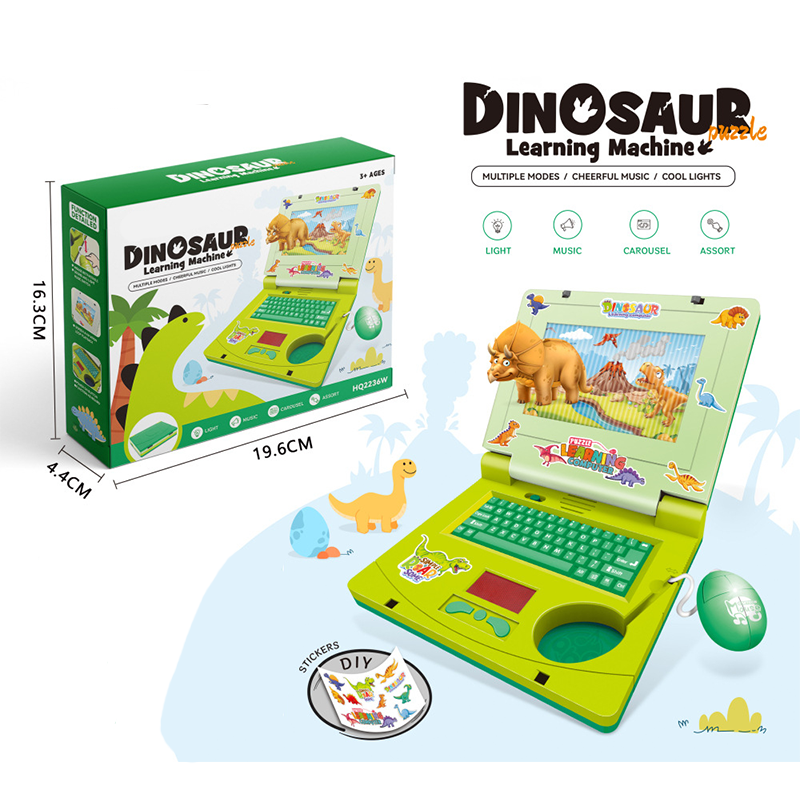 🔥Hot Sale 50% OFF🔥 Interactive Simulation Toy Laptop – Pretend Play Computer with A-Z Keyboard & 1-10 Number Keys, 55+ Songs Lights Sounds, 5 Learning Modes (ABC/Numbers/Music/Games/Messages), Foldable with Handle