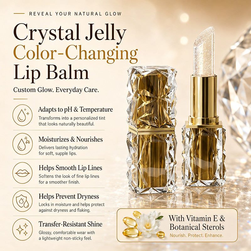 🔥Hot Sale 50% OFF🔥 Temperature Color Changing Jelly Lipstick – Adapts to Your pH, Hydrating 💋