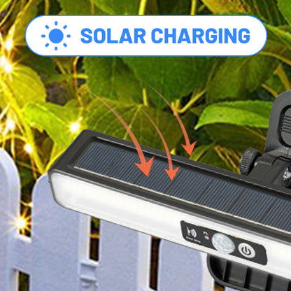 Solar Outdoor Clip Lights with Motion Sensor