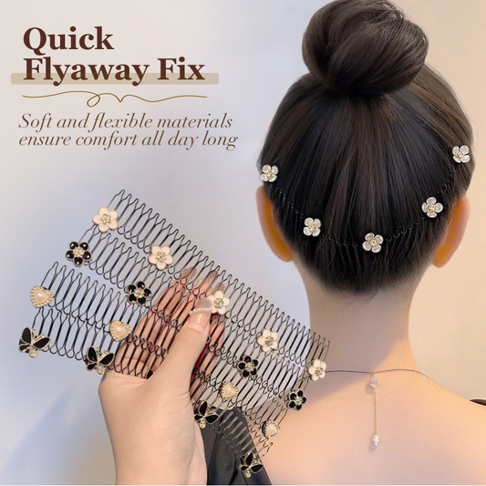 Elegant Flexible Invisible Flyaway Hairband – Spiral Grip, No Crease, No Tangle